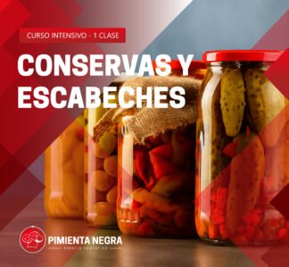 Imagen del curso de conservas y escabeches de Pimienta Negra